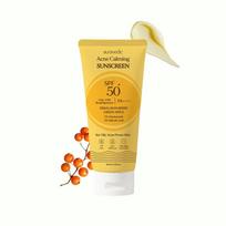 Auravedic Acne UV Sunscreen SPF 50 PA++++ for Acne Prone Oily Skin with Himalayan Berry Green Apple Gotu Kola Niacinamide 2% Salicylic Acid Pore Mi
