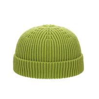 Hat Hip Hop Bonnet  Hat Women Skullcap Knitted Brimless Hat Men Docker Cap Korean Style Beanie Hats violetinė/rožinė