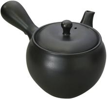 Banko ware elegant size gift jet teapot, 2.5-go (in box), black, 0977-4190 juoda