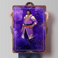 „Vox Machina legenda“ skardinės plokštės, pritaikomi sienų meno kūriniai, retro vintažiniai metaliniai skardos ženklai namams ir dekoravimui, žaidimų 20x30cm（7.8x11.8inch）