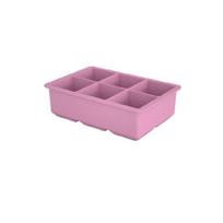Silicones Ice Cubes Maker Dishwasher Safe Molds Produces Large Ice Cubes Tray For Homes Kitchen Bar And Restaurants rožinė