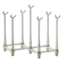 Quick Drying Cup Holder Wall Mount Rack for Plastic Storage Space Saving Hanging Organizers in Bathroom Kitchen
