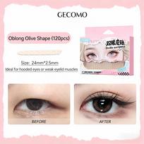 120 Pcs Double Eyelid Sticker High Adhesion Natural Invisible Long-Lasting Shaping Eyelid Tape Makup Tool beige