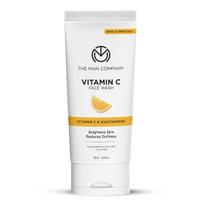 The Man Company Veido prausiklis su Vitaminu C vyrams | Skaistinantis & Švytintis odos efektas I Riebalų reguliavimas | Vitaminas C & Niacinamidas | Drėkina | Švelnus giluminis valymas | white