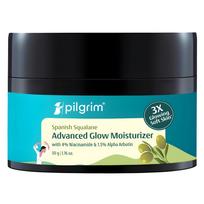 Pilgrim Squalane Niacinamide & Vitamin C Glow Moisturizer for face, dry skin hydration | With vitamin c for glowing skin | Non-greasy | For Women a