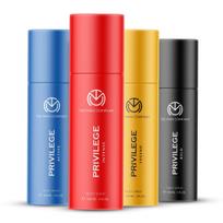 The Man Company Privilege Deodorant Combo Pack For Man 4 X 150ml | Active, Legend, Intense & Bold, Premium Long-Lasting Fragrance Deodornats, Every