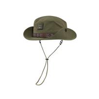 Kids' Japanese-Style Velcro Fisherman Hat, Sun Protection Hat for Boys & Girls, Outdoor Hiking & Mountaineering Hat. M (46-54cm) kariškai žalia