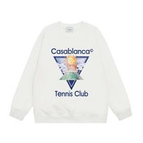 American trendy brand Casablanca crew neck sweater hoodie men's couple ins autumn and winter thickened long-sleeved women's t s (european code)