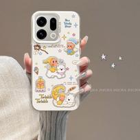 Cute Star-Gathering Kid Design Phone Case OPPO Find X9 X8 Pro X7 Ultra Silicone Cover With Kickstand OPPO Find X9