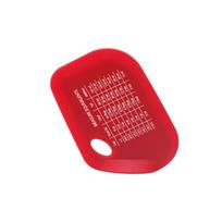 Multi-purpose Plastic Dough Cutter Green Red Black Bench Scraper  Pizza Making Gadgets raudona