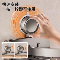 Baihan Suction Cup Bathroom Storage Rack, No Drilling Required, Triangular Wall-Mounted Toilet Corner Shelf, Washroom Organizer Basket
