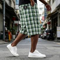 Vyriški laisvalaikio languoti šortai, laisvo kirpimo vasariniai šortai XXXXL žalia