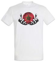 Morocco Football Magic Ball Men's T-Shirt Mens Womens Tees Top Morocco Moroccan Moroccan 3XL