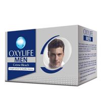 Oxylife Vyriškas balinantis kremas - 150 g | Visiems vyrų odos tipams | Efektyvus odos šviesinimas | Pašalina įdegį ir šviesina tamsias dėmes | Momentinis ir ilgalaikis F gray