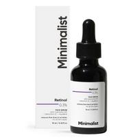 Minimalist Anti-Aging Night Serum with 0.3% Retinol & Q10 | Suitable for All Skin Types | Fine Lines & Wrinkles Reduction Serum for Beginners | Wat