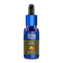 Blue Nectar Turmeric Face Oil | Tan Removal & Radiance Face Serum | Nalpamaradi Thailam with Red Sandalwood & Amalaki for Glowing Skin for Women &
