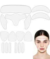 16 PCS Forehead Wrinkle Patches, Reusable Silicone Face Patches, Anti-Aging Skin Care Solution