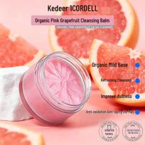 Organic Pink Grapefruit Cleansing Balm: Deep Cleans, Refreshes, Anti-Aging, Anti-Oxidant, Gentle on Pores 100g