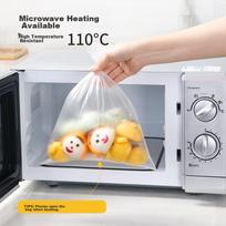 MARYYA Food Storage Bags, Food-Grade Medium Size, 250 Count, Kitchen Refrigerator Food Preservation Bags, Specially Designned for Fridge Use