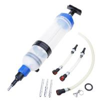 Ergonomic Hand Pump Fluid Extractor 1500ml Large Capacity for DIY Car Maintenance and Garage Use Oil Extraction Pump mėlyna