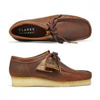 Clarks 26156605 Wallaby Beeswax Leather Loafers 26156605 (9.5) black
