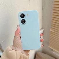 For Poco C65 Case Cover Xiaomi Poco C65 Capas Back Len Camera Protector Silicone Colour Shockproof TPU Soft Fundas Poco C65 C 65 For Poco C65 šviesiai mėlyna spalva