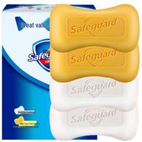 Safeguard Bar Soap Variety Pack (2 Pure White, 2 Lemon)