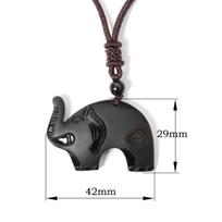 Obsidian Ganesha Pendant: Ethnic Crystal Sweater Chain for Men & Women