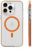 Dėklas Aizmugurējais vāciņš Evelatus Apple iPhone 16 Pro Max Suitcase MagSafe Case Transparent Oranžinis 4752192092566 EVEAPP16PMSMCTO (4752192092566)