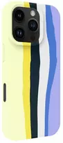 Aizmugurējais vāciņš Evelatus Apple iPhone 16 Pro Multi-Colored Silikoninis dėklas With MagSafe Ceramic Baltas EVEA16PSCMULTISSS ()