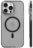 Dėklas Aizmugurējais vāciņš Evelatus Apple iPhone 16 Pro Max Suitcase MagSafe Case Transparent Juodas 4752192092535 EVEAPP16PMSMCTB (4752192092535)