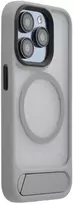 Dėklas Aizmugurējais vāciņš Evelatus Apple iPhone 16 Pro Max Rubber Coated MagSafe With Stand Case Sidabrinis 4752192092337 EVEAPP16PMRMSCS (4752192092337)