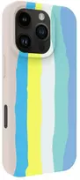 Aizmugurējais vāciņš Evelatus Apple iPhone 16 Pro Multi-Colored Silikoninis dėklas With MagSafe rusvai gelsvas Kreminis 4752192091699 EVEA16MULTISSAE (4752192091699)