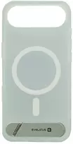 Dėklas Aizmugurējais vāciņš Evelatus Apple iPhone 17 Air Rubber Coated MagSafe With Stand Case Sidabrinis EVEAPP17ARCMSCS ()