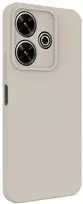Aizmugurējais vāciņš Connect Xiaomi Redmi Note 13 Pro Premium Quality Soft Touch Silikoninis dėklas Sidabrinis CONXIARN13PPSCS ()
