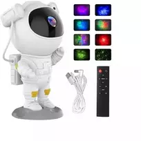 Elight A1 Astronout 360 grādu rotējošas galvas Zvaigžņu debesu & Nebula projektors ar Pulti Balts