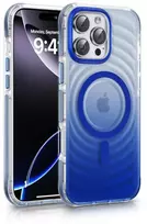 Dėklas Aizmugurējais vāciņš Evelatus Apple iPhone 15 Pro Max EchoWave Clear MagSafe Mėlyna 4752192101176 EVEAPP15PMEWCMTB (4752192101176)