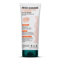 Bio Code 2% Tranexamic Acid Face Wash (150ml) - Boosts Radiance & Evens Tone | 2% Vitamin C (3-O-Ethyl Ascorbic Acid) & 1% Niacinamide | AI-Enhance white
