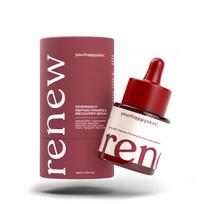 Yourhappyskin Renew Night Face Serum | Copper Peptide, Bakuchiol (Retinol Alternative), Hyaluronic Acid & Fermented Rice Extract | Wrinkle & Cellul