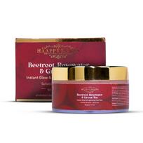 Haappy Herbs Šviesinanti veido kaukė 50g - Sėklos, Rožių vanduo ir Žalioji arbata Švytėjimo veido kaukė nuo pigmentacijos, tamsių dėmių & papilkėjusios odos - Drėkinanti molio F