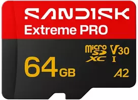 Atminties kortelė SanDisk Extreme PRO Micro SD UHS-I 64GB Micro SDHC