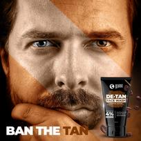 BEARDO DeTan Face Wash for Men, 100ml | Glycolic Acid,Niacinamide & Coffee | Helps to Reduce Tan,Reduce Dark Sports & Pigmentation | Exfoliates & Hy