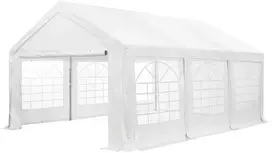 Juskys Šventinė palapinė Gala 3x6 m balta