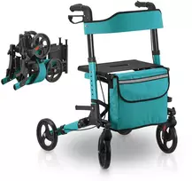 Juskys Rollator Vital 63x68x80-94 cm pilka/juoda
