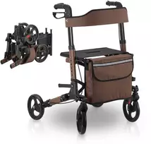 Juskys Rollator Vital 63x68x80-94 cm rudas