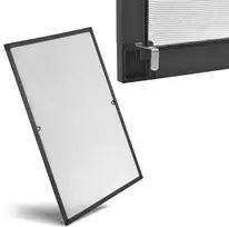 Juskys Tinklelis nuo vabzdžių 130x150 cm antracito spalvos aliuminio rėmas