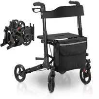 Juskys Rollator Vital 63x68x80-94 cm juodas/pilkas