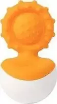 Fat Brain Toys Kūdikio žaislas „Dimpl Wobbl“ (oranžinis)