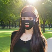 New Breathable Ice Silk Mask Anti-UV Traceless Riding Face Mask Face Cover Scarf Summer