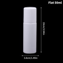 30–100 ml ritininiai buteliukai eteriniams aliejams Tušti pakartotinai užpildomi ritinėliai ant butelių „Pasidaryk pats“ dezodorantų talpyklės Flat50ml